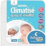 Tineo Matelas Climatise Pour Lit 60 X 1 X 11 Cm Amazon Fr Bebe Et Puericulture
