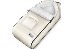 KIDUKU Saco de Invierno para Cochecito, Carrito | Saco Universal Térmico para Bebé, Silla de Paseo, Carro | Lavable | con Cremallera y Gran Bolsillo