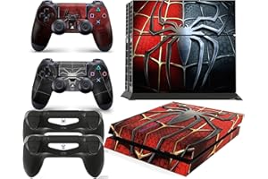 giZmoZ n gadgetZ Calcomanía de Vinilo para Consola PS4 + 2 Fundas para mandos