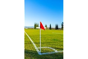 NETSPORTIQUE POWERSHOT ® Set di 4 BANDIERINE Calcio D'ANGOLO Pieghevoli