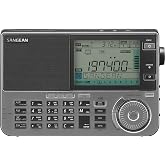 SANGEAN ATS-909X2 Weltreceiver, LW, MW aux, LW, MW, okul Weckfunktion siyah