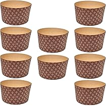 Stampini Panettone Basso 750 Gr - 10 Pz Carta Cellulosa Microonda, Resistente 220°C - Foto 9