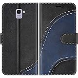 BoxTii Coque pour Galaxy J6 2018, Portefeuille Etui en Cuir PU, Magnétique Protection Housse Coque pour Samsung Galaxy J6 201