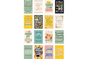 CARSON DELLOSA EDUCATION Carson Dellosa Lot de 16 affiches de motivation pour salle de classe, 27,9 x 43,2 cm, affiches inspirantes pour salle de classe pour le collège et le lycée, affiches d'affirmation positive pour