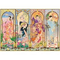 Puzzle Ravensburger 1000 pièces, Les Quatre Saisons - Puzzles pour Adultes et Plus de 14 Ans, 70 x 50 cm, Puzzle pour Adultes, Magnifique Collection d' illustrations, idées Cadeaux