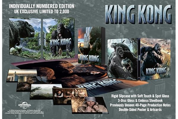 King Kong [Collector's Edition] [4K Ultra HD] [2005] [Blu-ray] [Region Free]