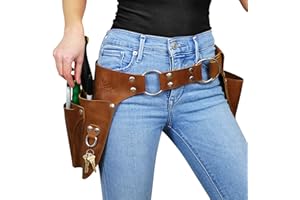 GAUCHA DESIGNS Leather Tool beltGarden Tool Belt for Women & menGardening Gift for womenLeather Tool pouchFlorists Tool Belt Small Tool Belt –Gifts for Gardeners Veto Tool Pouch Tools Apron Toolbelt,