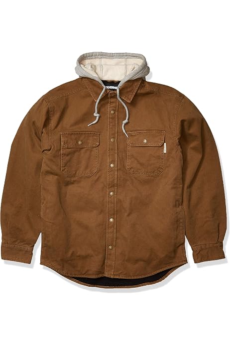 Hooded Duck Quilted Shirt Jacket 