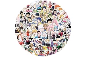 SANMATIC 100 pièces autocollants Anime mélangé pour valise Skateboard ordinateur portable bouteilles d'eau voiture adolescents garçons filles décalcomanie étanche