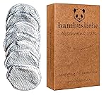 ✮ bambusliebe ✮ 7 Abschmink Pads inkl. Waschsack Made in Germany waschbar langlebig nachhaltig umweltschonend