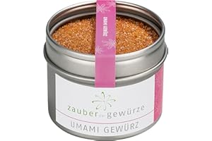 ‎ZAUBER DER GEWÜRZE Zauber der Gewürze Umami Gewürz - für den besonderen, würzigen Kick aus 100% natürlichen Gewürzen wie Steinpilzpulver, Tomatenpulver, Sumach, für Suppen, Saucen, Fleisch u.v.m., 65 g