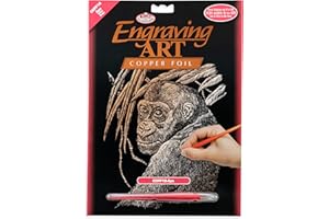 Royal & Langnickel COPF18 - Engraving Art/Kratzbilder in Kupfer Din A4 - Affe