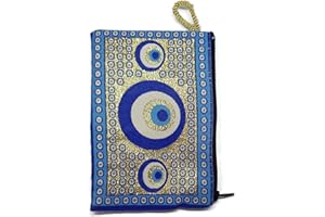 MYSTIC JEWELS - Portamonete per Tessere, Chiavi - Design di Tappeto - Turco Tradizionale 15 x 10 cm (Colore 1)