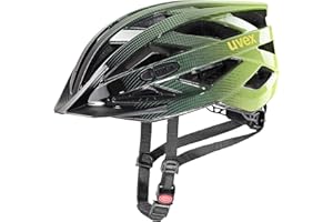 uvex i-vo - Casque Polyvalent léger pour Femmes et Hommes - Ajustement Individuel - Extensible avec éclairage LED - Rhino - Neon Yellow - 56-60 cm