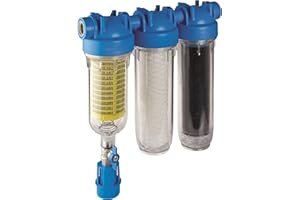 PURWAY CRYSTAL GROUP HYDRA Rainmaster TRIO RLH LA Alloggiamento per filtro dell'acqua con filtro, 2,54 cm