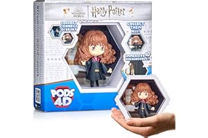WOW! PODS - 4D Harry Potter Hermione, Unique Connectable Collectable Bobble-head figure that Bursts from their World into Yours, Wall or Shelf Display, Harry Potter Toys and Gifts, Series 1 no. 419