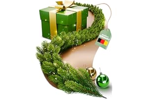 ArtiTree Weihnachtsgirlande - Naturgetreue Tannengirlande, 5m Grün, Perfekt für Weihnachtsdeko, Treppengeländer & Türrahmen