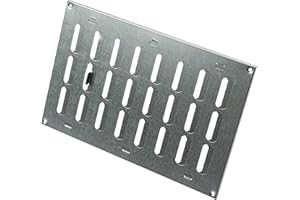 LIRAST 300 x 200 mm, ocynkowana, metalowa kratka wentylacyjna z zamykanymi lamelami, kratka wywiewna, kratka do wentylacji