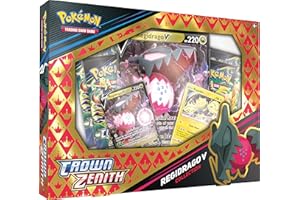 Pokémon TCG: Crown Zenith Collection - Regidrago V (2 Foil Promo Cards, 1 Foil Oversize Card & 4 Booster Packs)