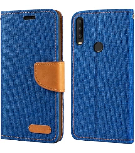 Étui Alcatel 1SE 2020 en PU Cuir Magnétique avec Support Porte Carte Dragonne DH 17