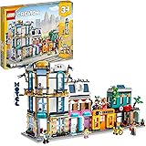 LEGO 31141 Creator 3w1 Główna ulica, 4-piętrowy budynek w stylu art déco, ulica handlowa; zabawka z modelem hotelu, kawiarni,