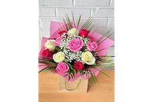 SELL FLOWERS ONLINE Roses Cluster Fresh Flowers - Free Next Day Delivery - Select Stunning Colourful Fresh Mixed Flowers To Create The Perfect Anniversary Flowers-Birthday Flowers -Thank Gift