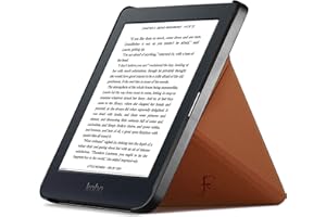 FOREFRONT CASES Cover per Kobo Nia – Protettiva Folding Custodia Kobo Nia - Marrone – Sottile e Leggero Kobo Nia Cover Supporto con Funzione Sleep Wake, Design Origami