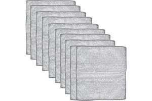 Aimeke 10 Pezzi Stracci Multiuso in Filo Metallico Wire Dishwashing Rag Bagnati e Asciutti Panni per Lavare i Piatti in Filo Metallico Riutilizzabili per Padelle Pentole Fornelli Cucina