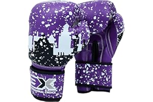 3X PROFESSIONAL CHOICE 3X Sports Kids Boxing Gloves Sparring and Muay Thai, 8oz 6oz 4oz Junior Training Mitts for Punch Bag Speed Ball Focus Pads Punching Workout MMA Sparring Fighting & Kickboxing