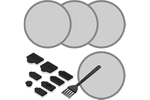 ‎GRAUGEAR GRAUGEAR hochwertiges Staubfilter-Set für PS5, PS5 Slim und Pro Inklusive Silikonabdeckungen und Reinigungsbürsten für eine längere Lebensdauer und bessere Leistung.