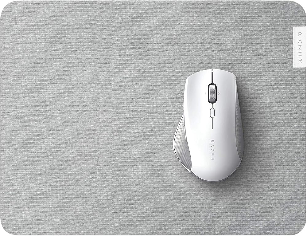 Razer Pro Glide - Ofis konforu ve verimliliği için yumuşak fare altlığı (dokulu kumaş yüzeyi, kaymaz) Beyaz
