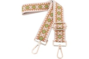 ROYGBCP Replacement Purse Strap Shoulder Strap Adjustable Crossbody Strap for Women Crossbody Wide Shoulder Bag