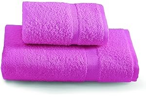 Gabel Tintunita & Co Set Asciugamani, 100% Cotone, Fucsia, 100 x 60 cm