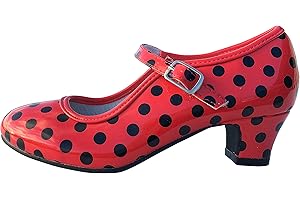 La Senorita | Zapatos de Flamenco para Niña y Mujer | Variedad de Tallas y Colores Disponible | para Sevillanas y Clases de Baile Zapatos de Gitana
