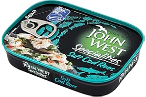 John West Soft Cod Roes (Pack of 12)