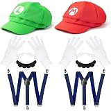 thematys Super Mario Hat Luigi - 2X Set 