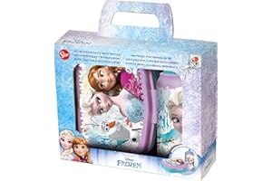 DISNEY Joytoy" Frozen Lunchbox with Sports Bottle Set, Ceramic, Multi-Colour, Assorted colors / models