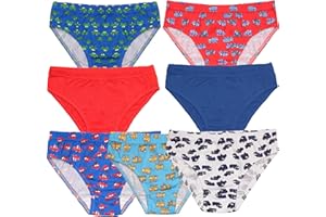 Fashion by Purdashian Boys Pants | Multipack Cotton Mix Underwear | Young Boys Potty Training Toddler Briefs