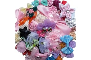 Chenkou Craft, mix di fiocchi e fiori decorativi per matrimonio, 50 pezzi, codice prodotto A0241