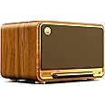 Edifier D32 Tabletop Wireless Speaker, Hi-Res Audio, LDAC, AAC, ALAC, Bluetooth V5.3, 60W (RMS), 2.1 Acoustic Architecture, Full Digital Signal Process, 11h Playtime, APP Control (Brown)