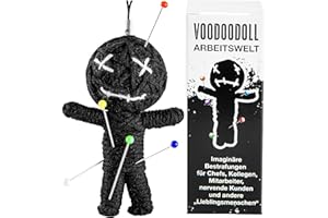 Schöne Güter Voodoo Puppe Arbeitswelt Voodoo Doll to go Voodoo-Doll imaginäre Strafen für Nette Chefs, „geliebte“ Kollegen, andere Lieblingsmenschen Geschenk Kollegen im Karton 5 x PRYM Stecknadel