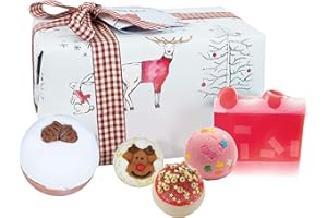 Bomb Cosmetics Creature Comforts Handmade Wrapped Bath and Body Gift Pack, Contains 5-Pieces, 350 g [Contents May Vary]
