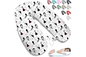 EKM TRADE 170cm XXL Stillkissen Schwangerschaftskissen Lagerungskissen Seitenschläferkissen 36 Farben Handmade 100% Zertifizierte Baumwolle Geräuschlos ekmTRADE (27)