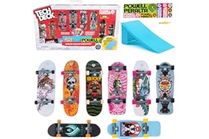 Tech Deck, Powell Peralta Legends SK8Shop Bonus Pack con rampa, Mini Skateboard da Collezione Personalizzabili, Giocattoli per Bambini dai 6 Anni in su