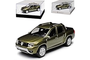 NOREV B-M-W Norev Dacia Duster Oroch Renault Pick-Up 1. Generation Grün 2010-2017 1/43 Modell Auto mit individiuellem Wunschkennzeichen