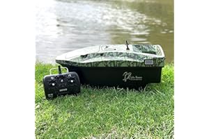 Lake Reaper Carp Fishing Bait Boat in Camouflage