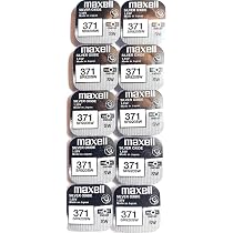 Maxell 371 SR920SW Knopfzelle – 1,55 V, Silberoxid, 10 Stück, Langlebig & Zuverlässig