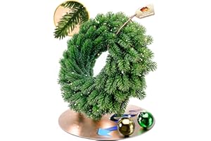 ‎ARTITREE ArtiTree - Weihnachtskranz für Tür, Adventskranz, Weihnachtsdeko, Künstlicher Tannenkranz - 40cm (40 cm, ohne Beleuchtung)