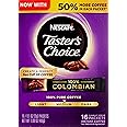 Nescafé, Taster's Choice, Instant Coffee, 100% Colombian, 16 Single Serve Packets, 0.1 oz (3 g) Each