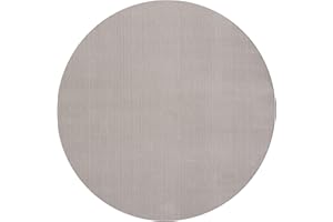 ‎MIAS TEPPICHE Mia's Teppiche Taos Cuddly Short Pile Rug, Non-Slip Underside, Washable Up to 30 Degrees, Super Soft, Fur Look, Sand, 160 x 160 cm, Round